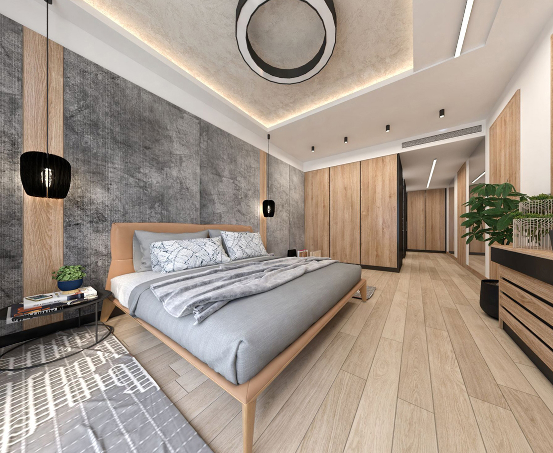 Interiér bytu na Kolibe