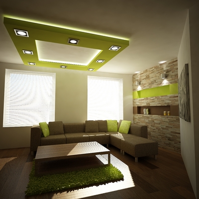 interiér domu, Senec