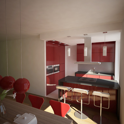 interiér domu, Senec