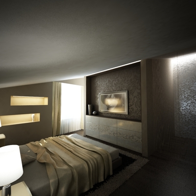 návrh interiéru bytu, Nitra, Triangolo