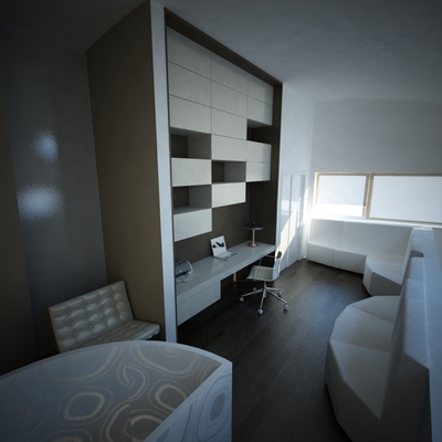 návrh interiéru bytu, Nitra, Triangolo