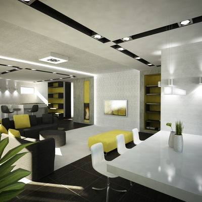 návrh interiéru bytu, Bratislava, Condominium Renaisance