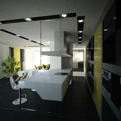 návrh interiéru bytu, Bratislava, Condominium Renaisance