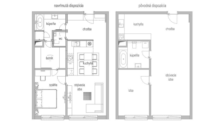 Interiér bytu, 5* Residence III., Bratislava Interiér bytu, 5* Residence III., Bratislava