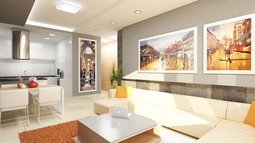 Interiér bytu, 5* Residence II., Bratislava Interiér bytu, 5* Residence II., Bratislava