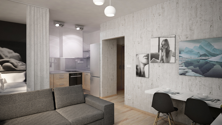 Interiér bytu Nová Mýtna, Bratislava Interiér bytu Nová Mýtna, Bratislava