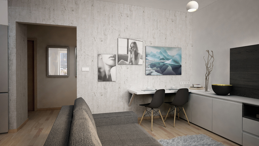 Interiér bytu Nová Mýtna, Bratislava Interiér bytu Nová Mýtna, Bratislava