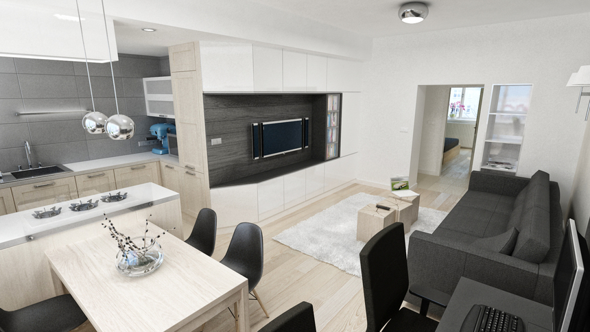 Návrh interiéru bytu, Bratislava - Staré mesto