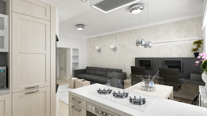 Návrh interiéru bytu, Bratislava - Staré mesto