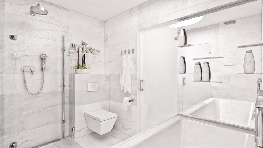Návrh interiéru bytu, Bratislava - Staré mesto - podhradie Návrh interiéru bytu, Bratislava - Staré mesto - podhradie