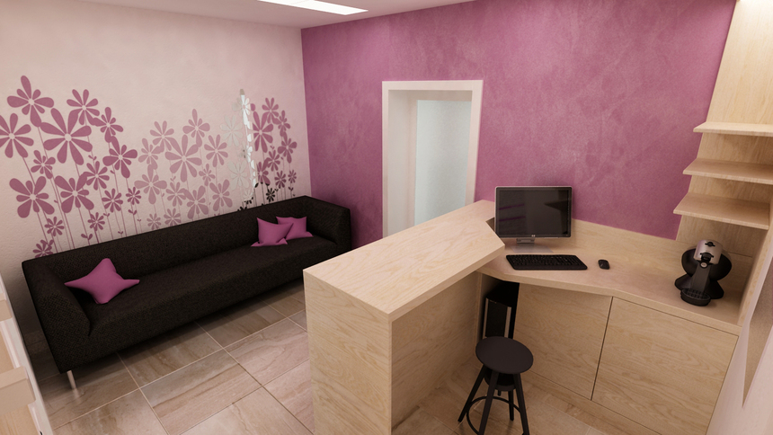 Interiér Beauty Salónu, Dubnica nad Váhom Interiér Beauty Salónu, Dubnica nad Váhom