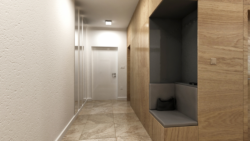 Interiér bytu, Dunajská, Bratislava