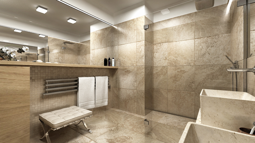 Interiér bytu, Dunajská, Bratislava