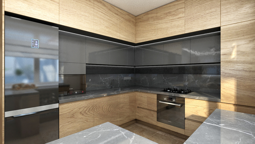 Interiér bytu, Dunajská, Bratislava