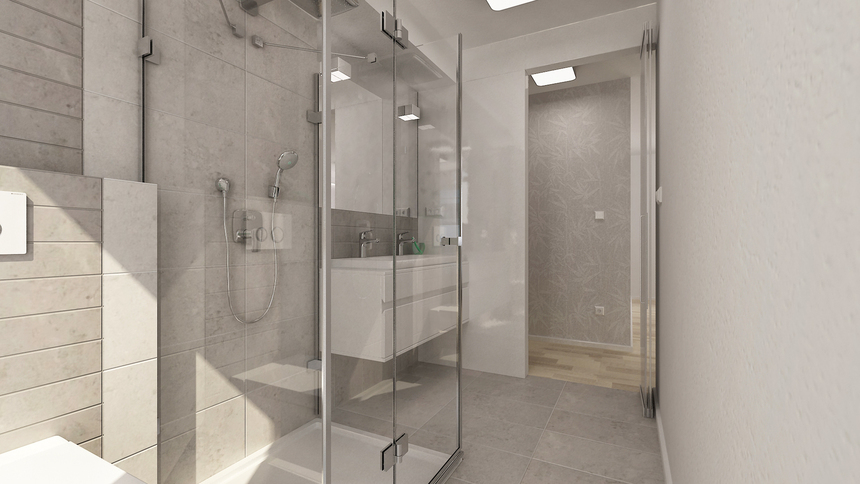 Interiér rodinného domu, Wolfsburg, Nemecko