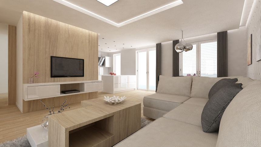 Interiér rodinného domu, Wolfsburg, Nemecko