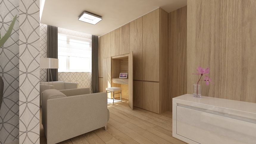 Interiér rodinného domu, Wolfsburg, Nemecko